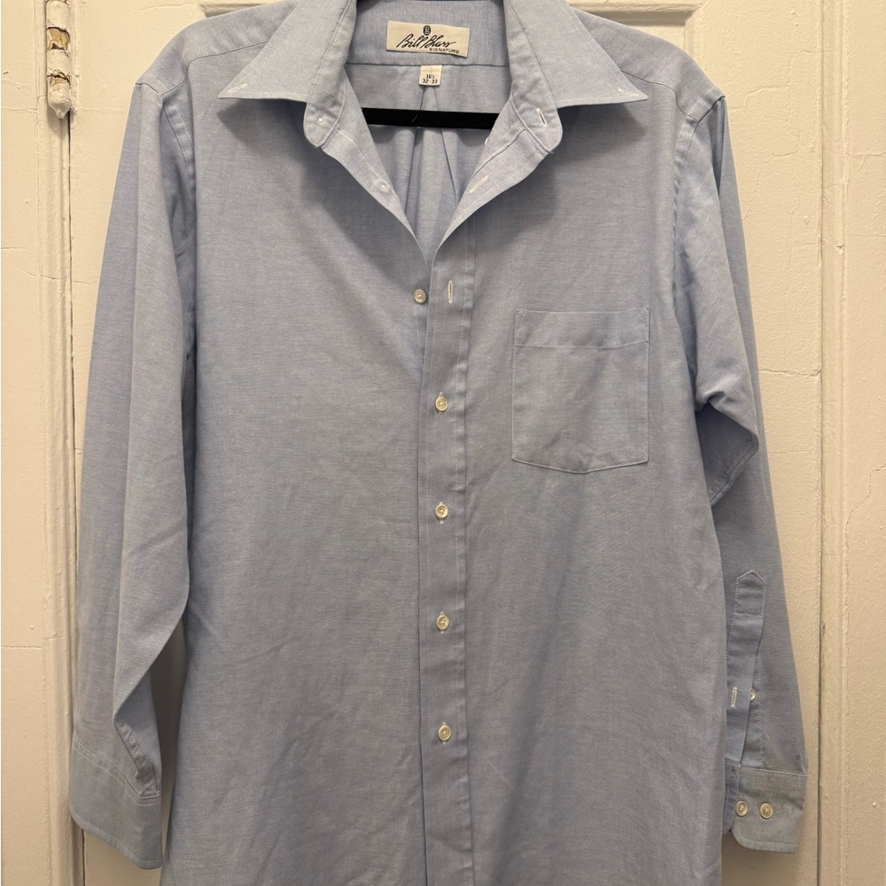 Light Blue Men's Shirt by Bill Blass